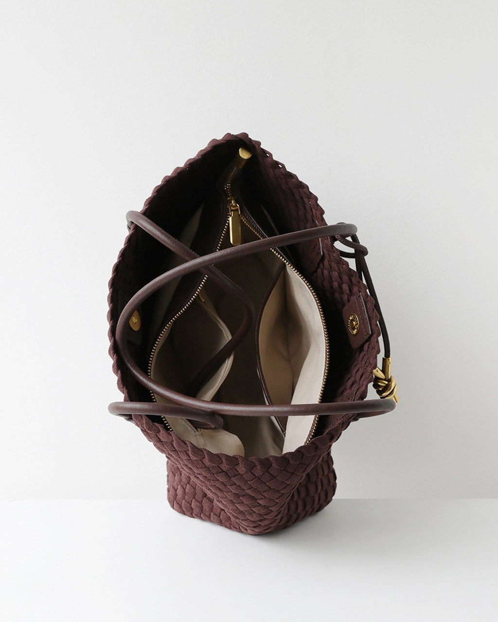 Wildfool The Torino Woven Tote — detail view