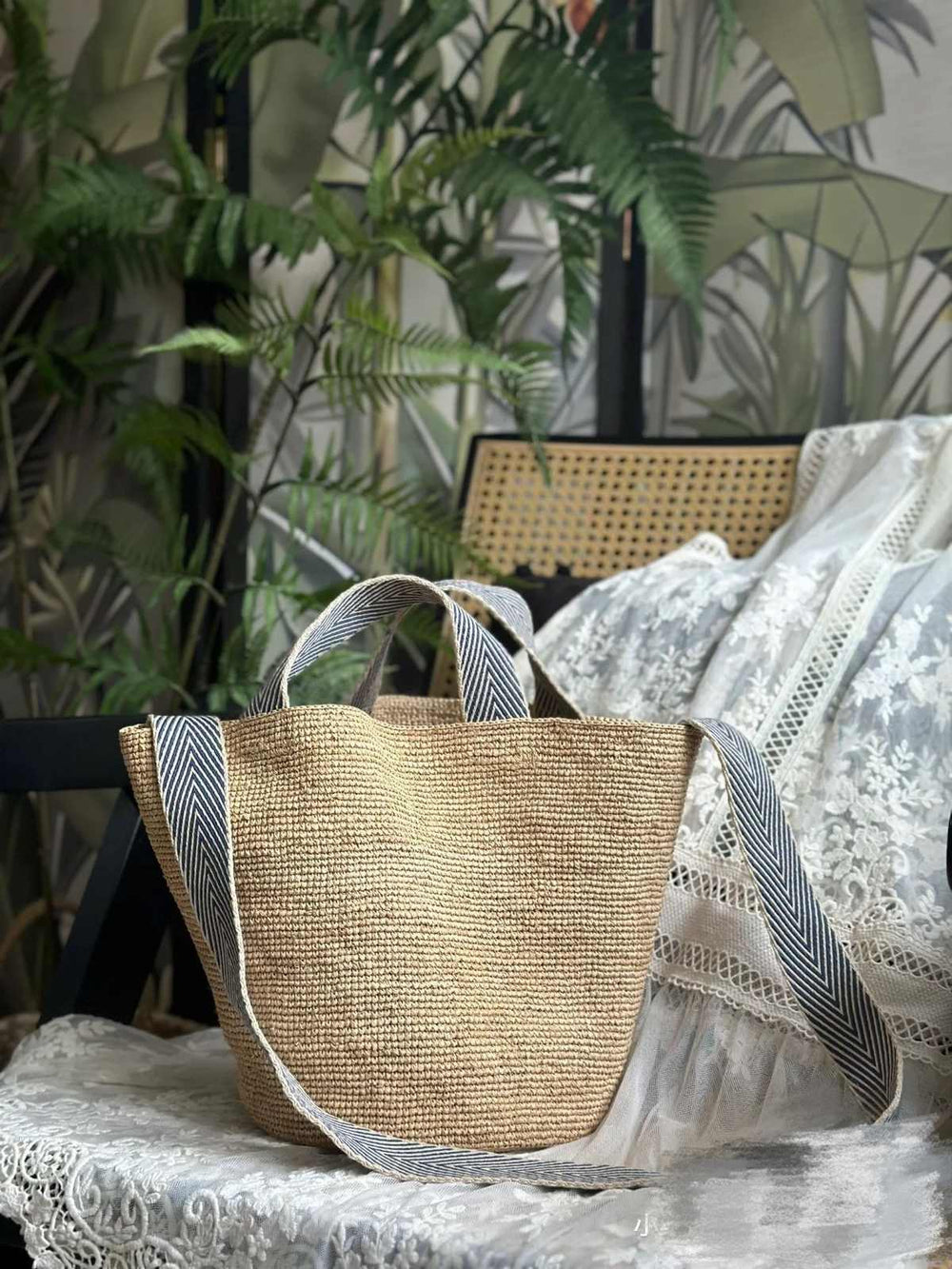 The Taormina Raffia Tote