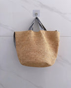 Wildfool The Taormina Raffia Tote — detail view