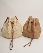 Wildfool The Bari Crochet Bucket — detail view