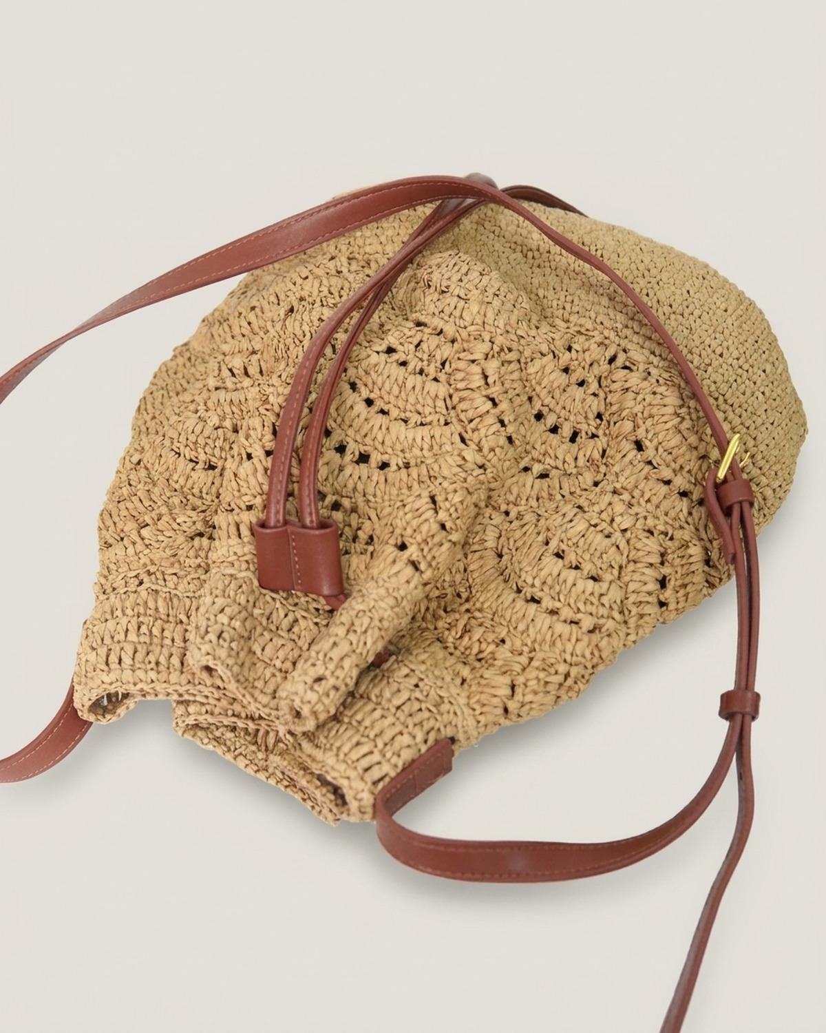 Wildfool The Bari Crochet Bucket — detail view