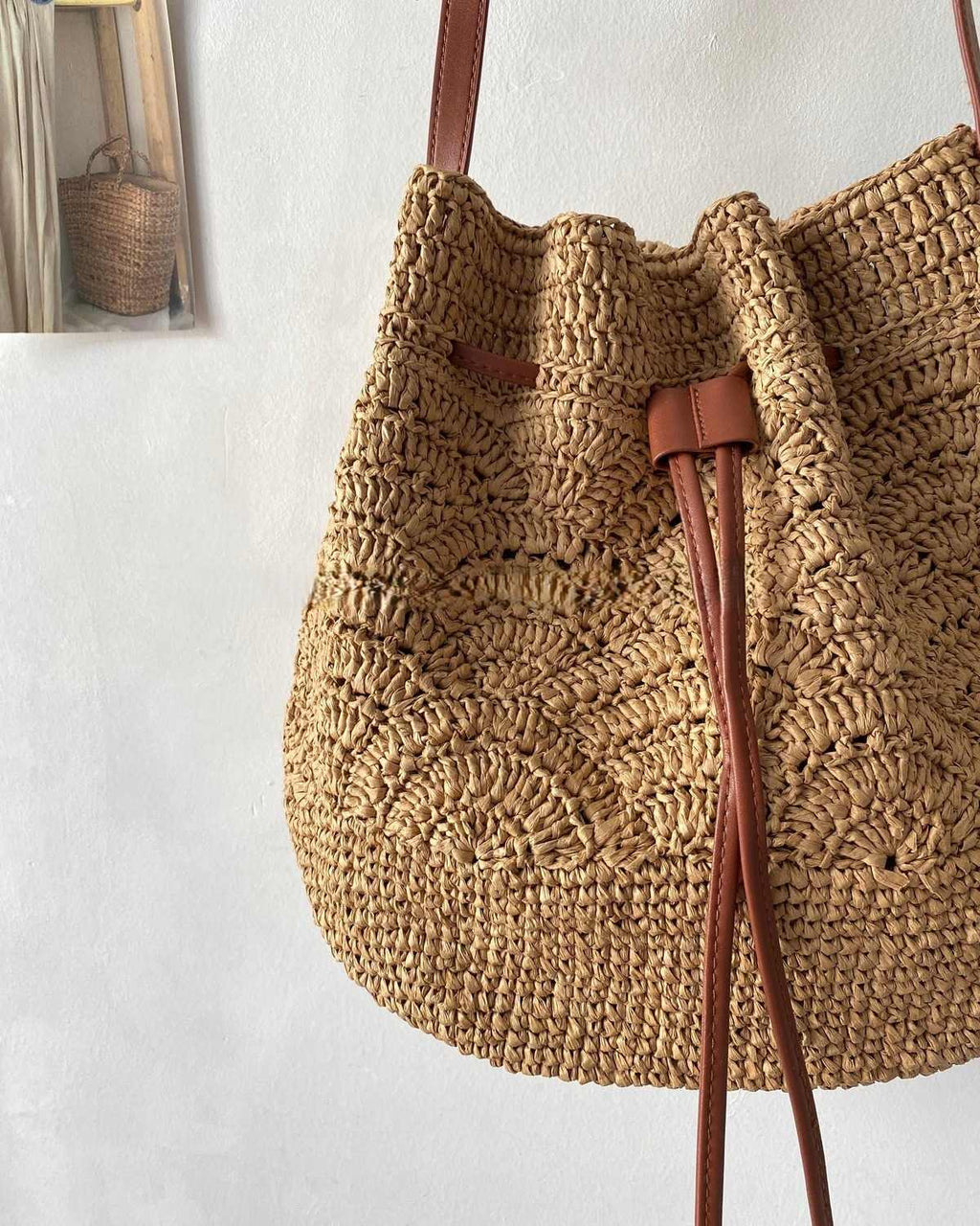 Wildfool The Bari Crochet Bucket — detail view