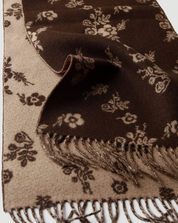 The Wildflower Jacquard Scarf detail