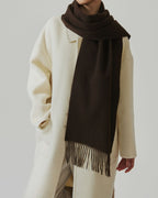 The Slim Wool Scarf in Espresso