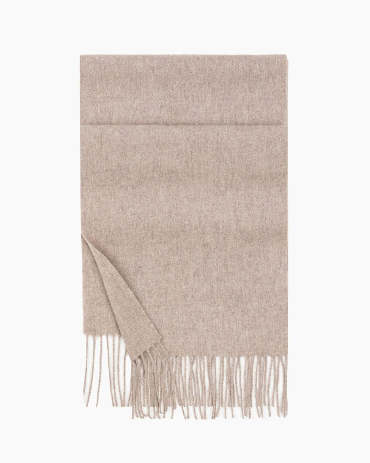 The Slim Wool Scarf in Oat