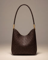 The Woven Leather Shoulder Bag