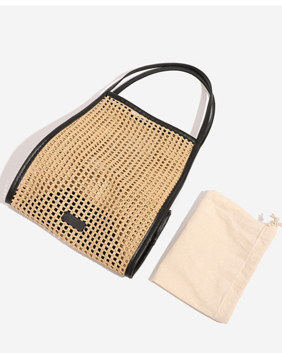 Das offene Raffia-Marktset