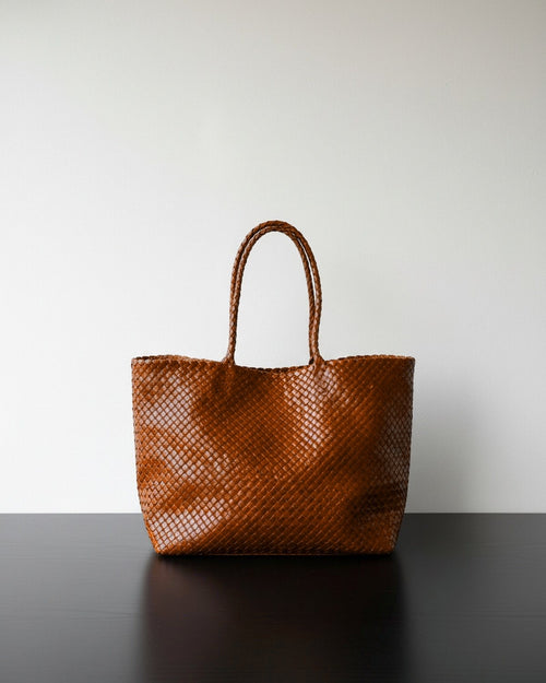 The Heritage Woven Leather Tote