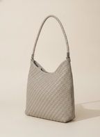 The Sage Woven Leather Bag - Off-White