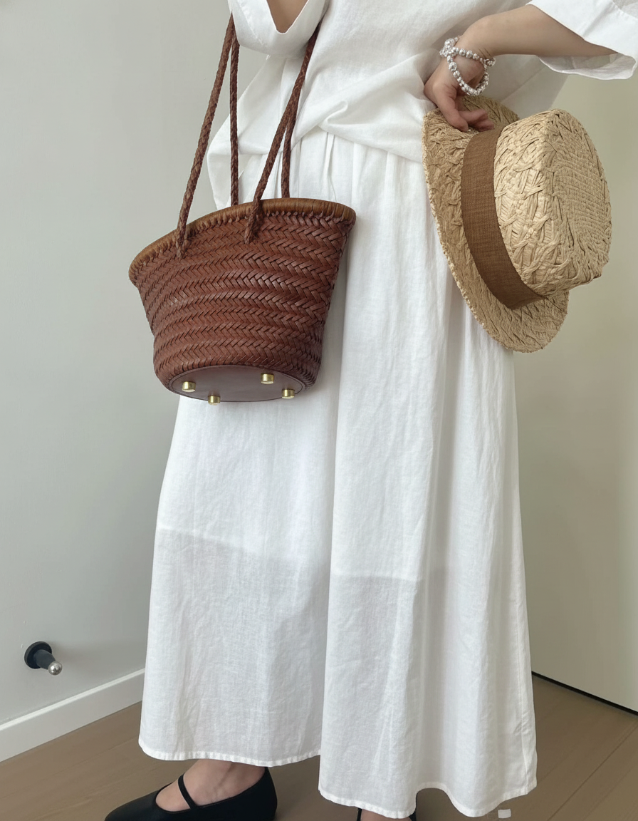 The Siena Basket Tote