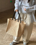 The Grand Market Tote - Natural