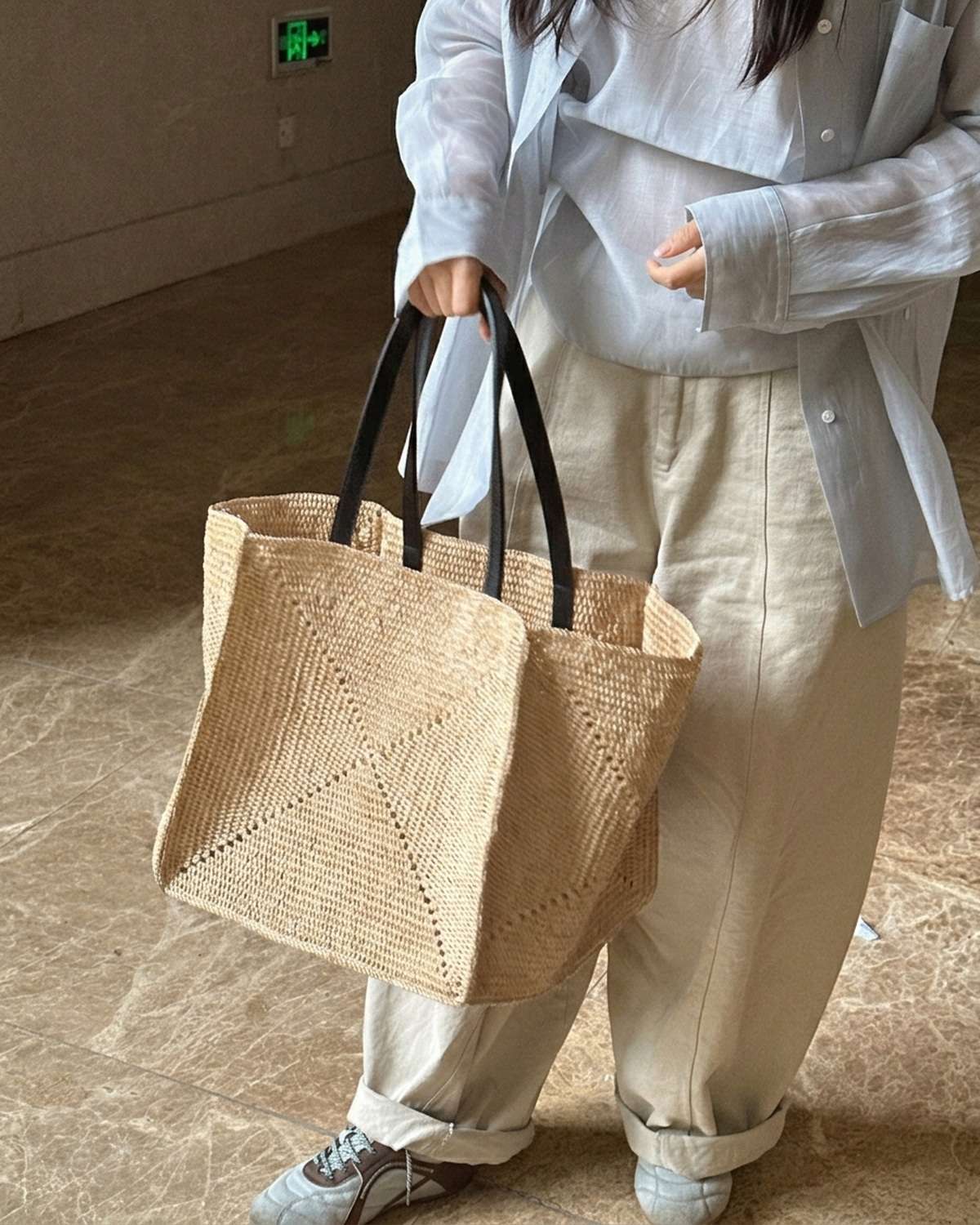 The Grand Market Tote - Natural