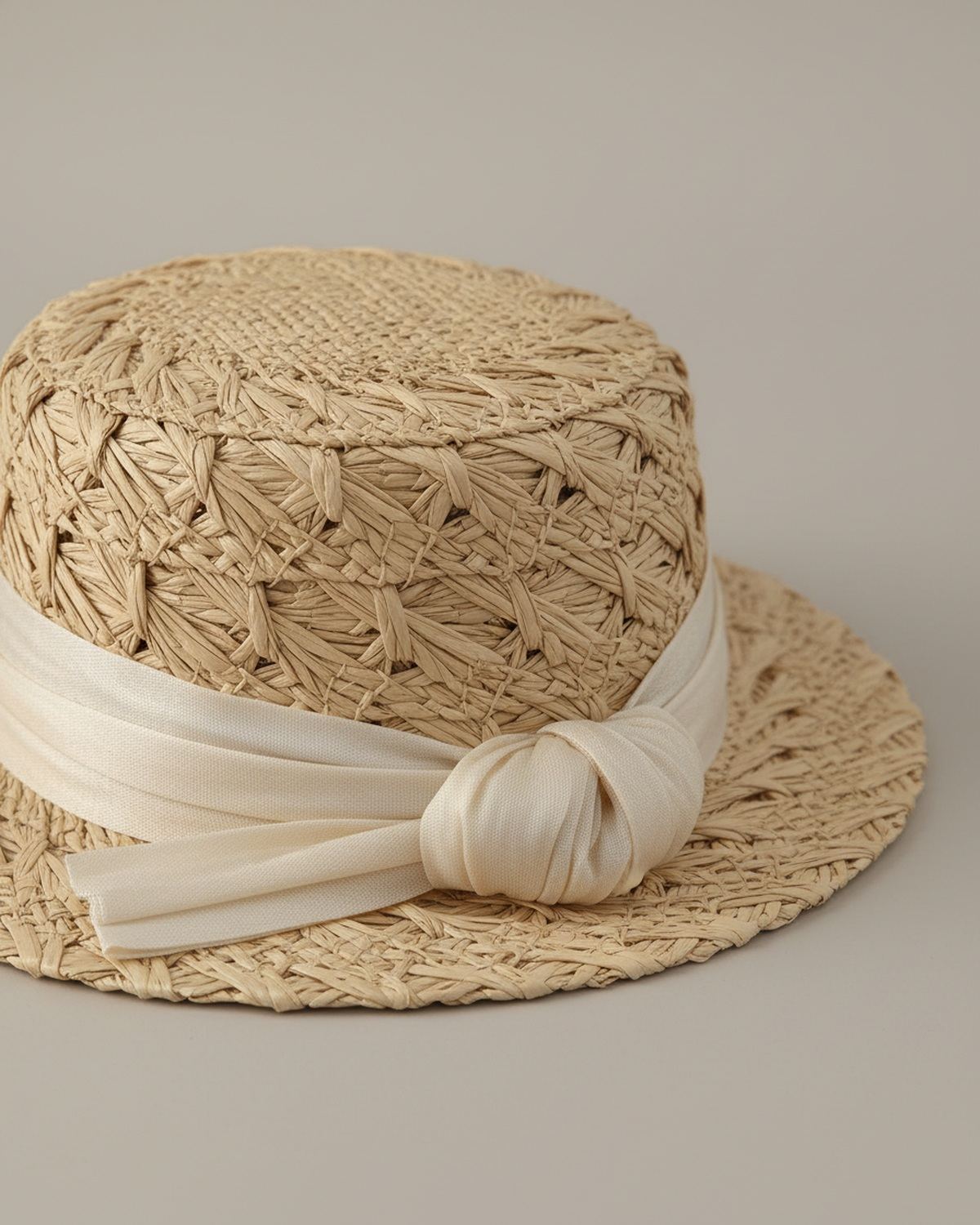 The Bow Sun Hat - Ivory