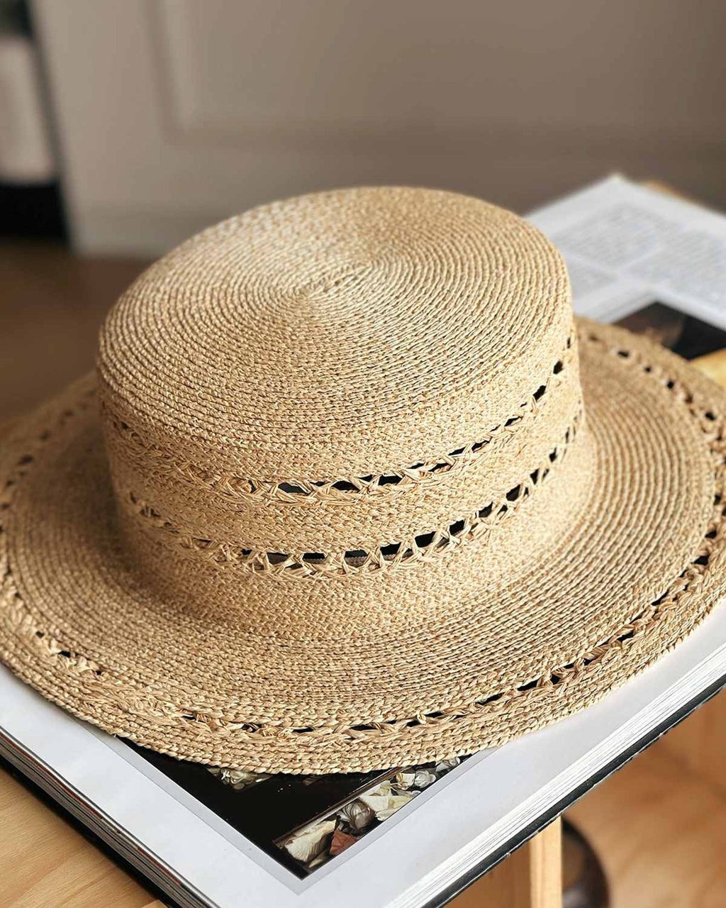 The Classic Boater - Natural