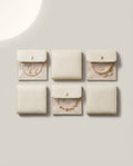 WF26CARR001-WT - Cream White - The 6 - in - 1 Jewelry Travel Pouch