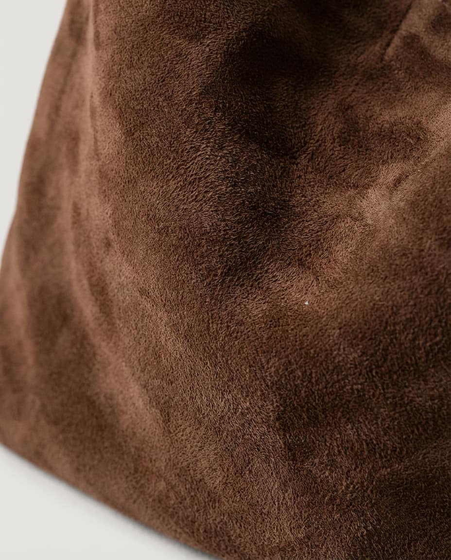 WF26CARR004-BR - Coffee - The Sheep - Suede Box Bag