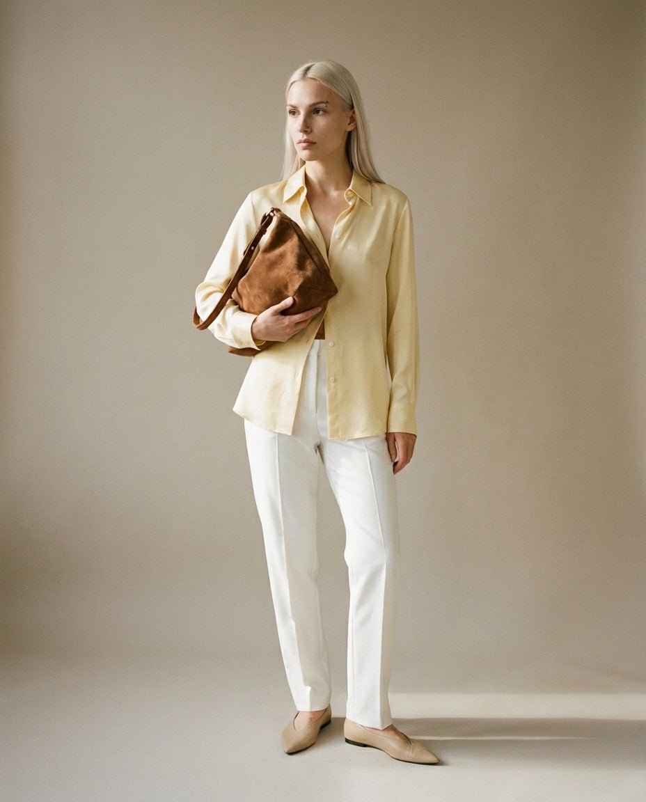 WF26CARR004-CM - Caramel - The Sheep - Suede Box Bag