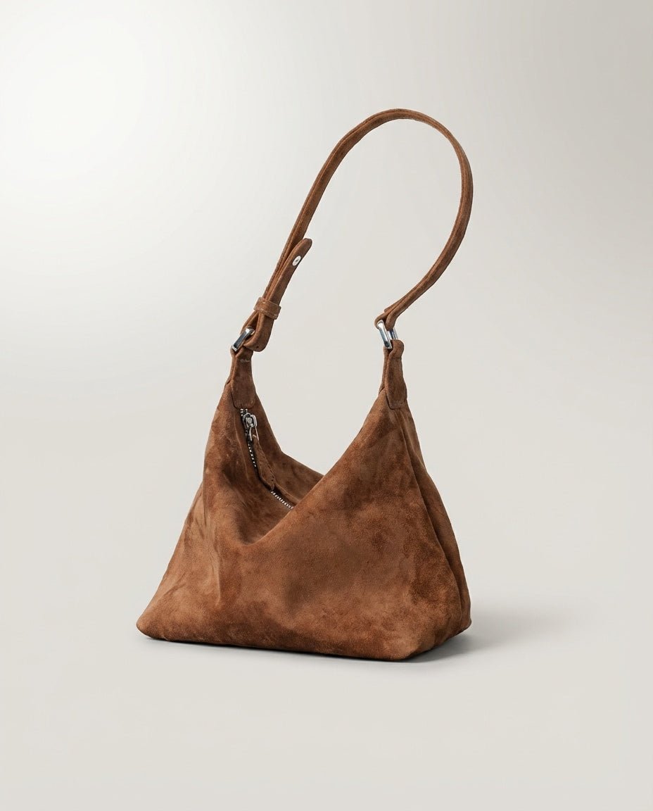 WF26CARR004-CM - Caramel - The Sheep - Suede Box Bag