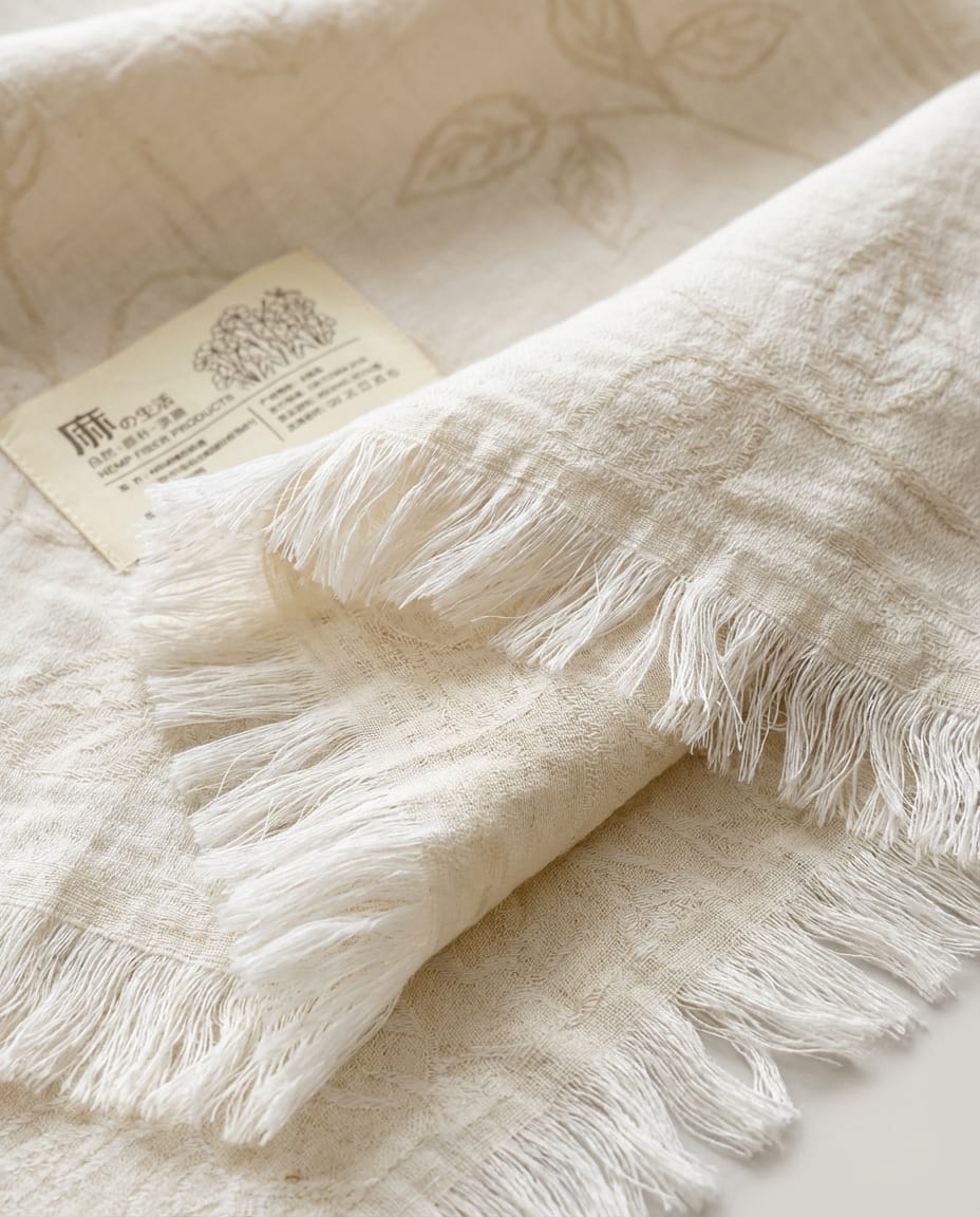 Wildfool The Cloud Gauze Air Throw in Cream - Front View - 100% Combed Cotton Muslin 4-Layer Crinkle Blanket