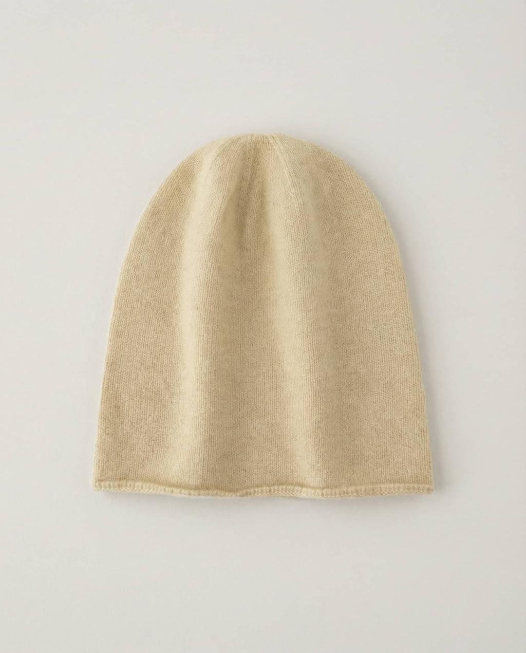 Wildfool The Prickle-Free Cashmere Hat in Raw Cashmere - Zoom View - 100% Alashan Cashmere, Zero-Itch Guarantee