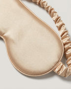 Adjustable strap hardware close-up on Wildfool mulberry silk blackout mask
