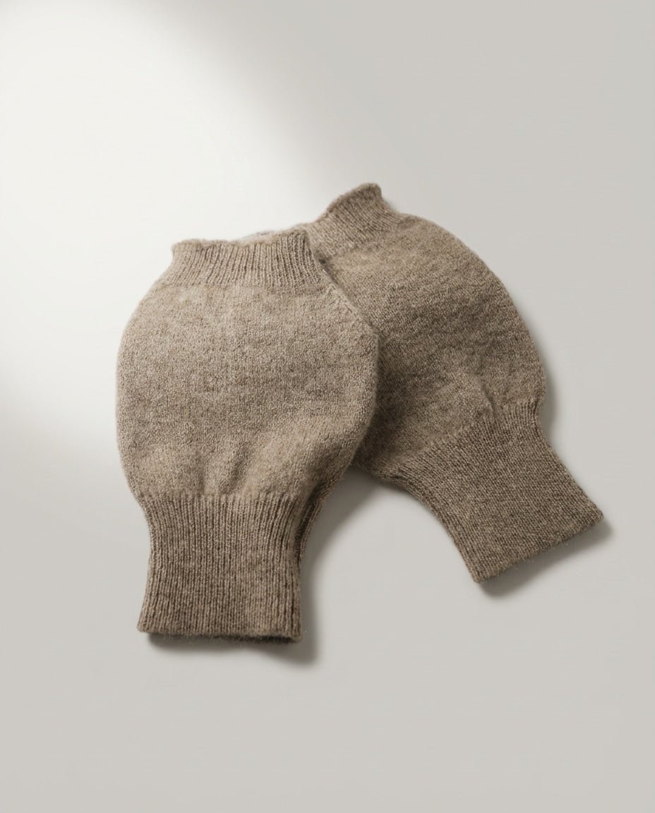 WF26TOUC002-CM - Raw Camel - The Alashan Cashmere Fingerless Glove