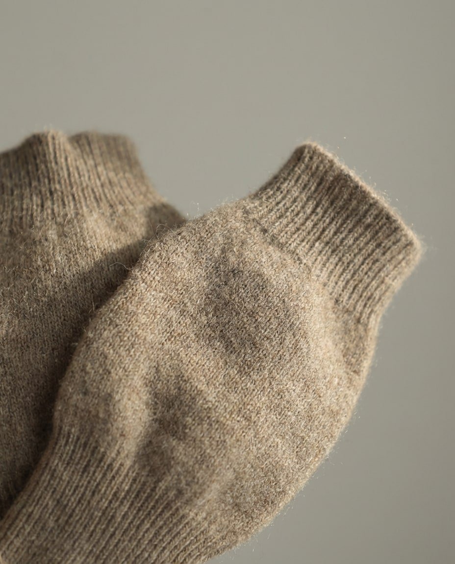 WF26TOUC002-CM - Raw Camel - The Alashan Cashmere Fingerless Glove