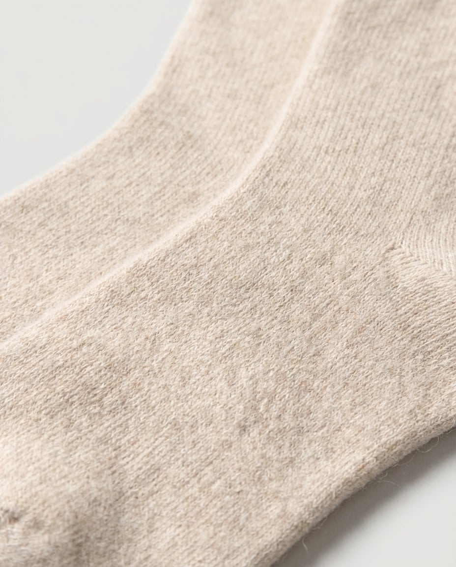 WF26TOUC003-BE - Beige - The 100% Cashmere Bed Socks