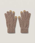 Macro close-up of conductive fiber woven into the fingertip of Wildfool tech glove