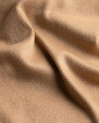 Detail of the baby cashmere fiber — finest grade from young goats, first shearing