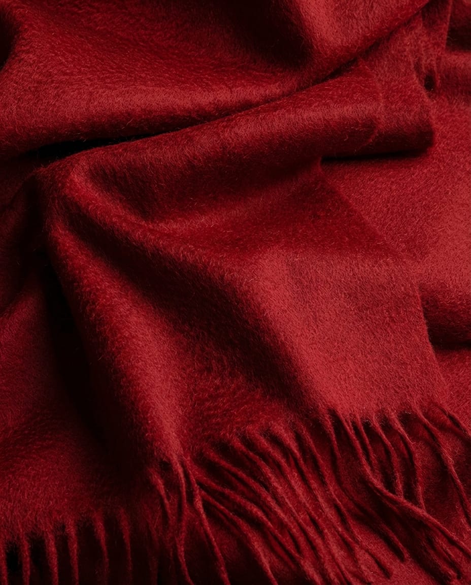 WF26WRAP002-RD - Wine - The Zibeline Cashmere Scarf