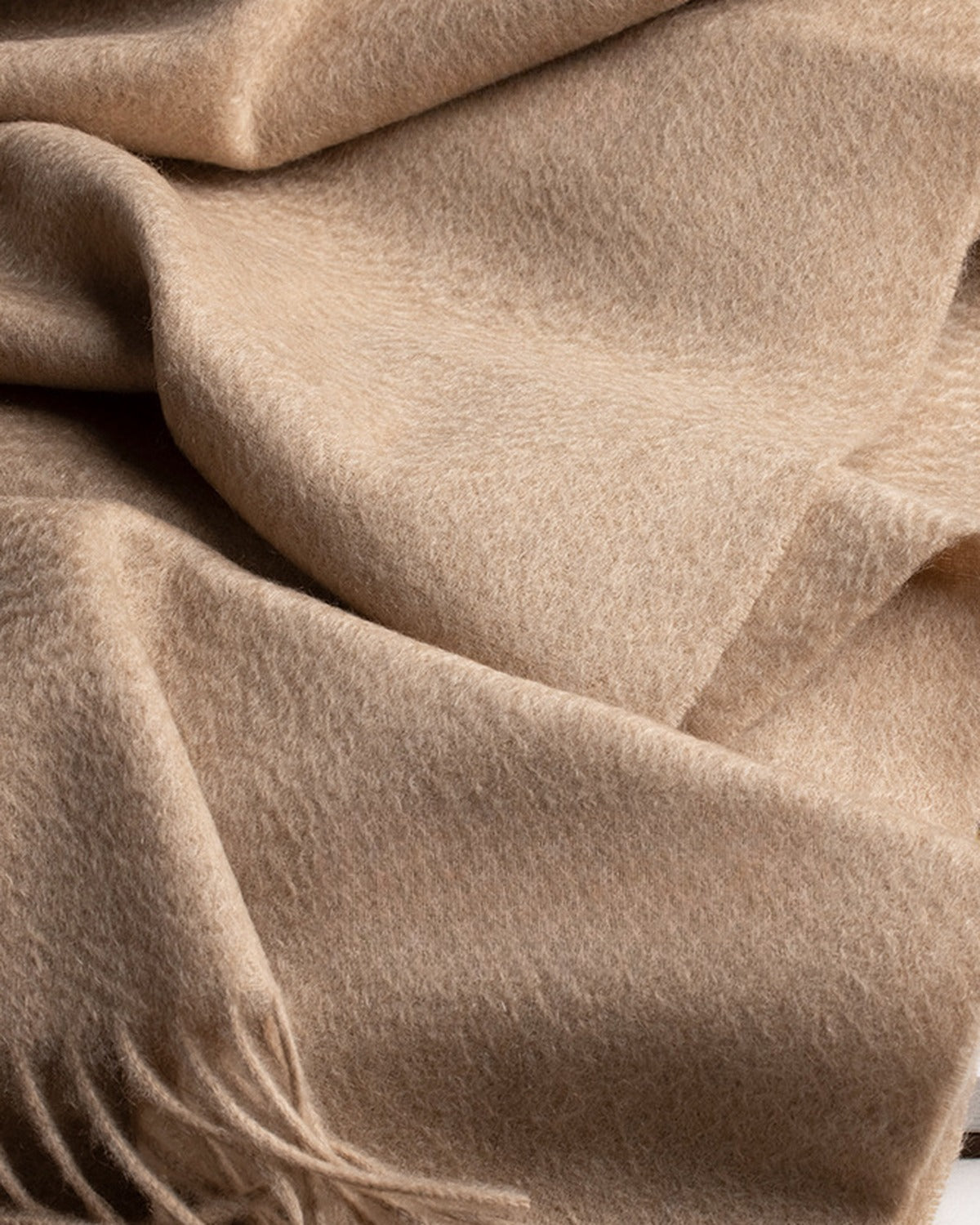 The Dune 100% Cashmere Scarf in Sand
