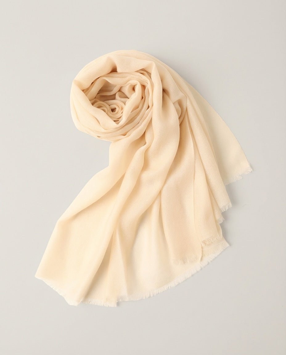 WF26WRAP003-BE - Sand Beige - The 200 - Count Air Cashmere Stole