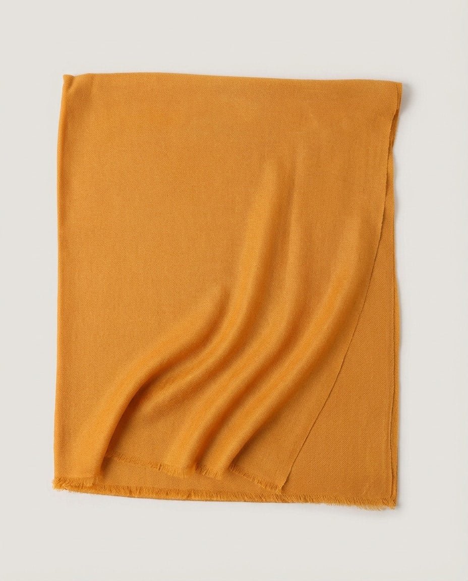 WF26WRAP003-YE - Orange - The 200 - Count Air Cashmere Stole
