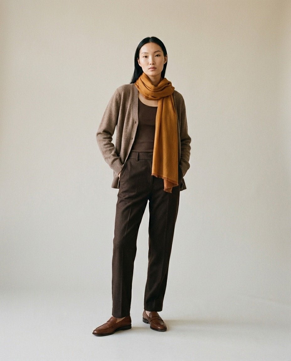 WF26WRAP005-GO - Amber - The 100 - Count Worsted Satin Wrap