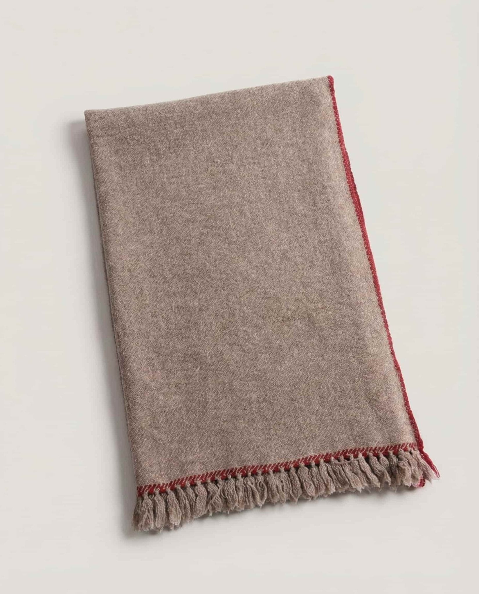 WF26WRAP008-BE - Undyed Earth - The Hohhot Heritage Wool Wrap