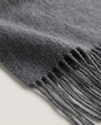 Wildfool superfine wool slim scarf in its branded packaging