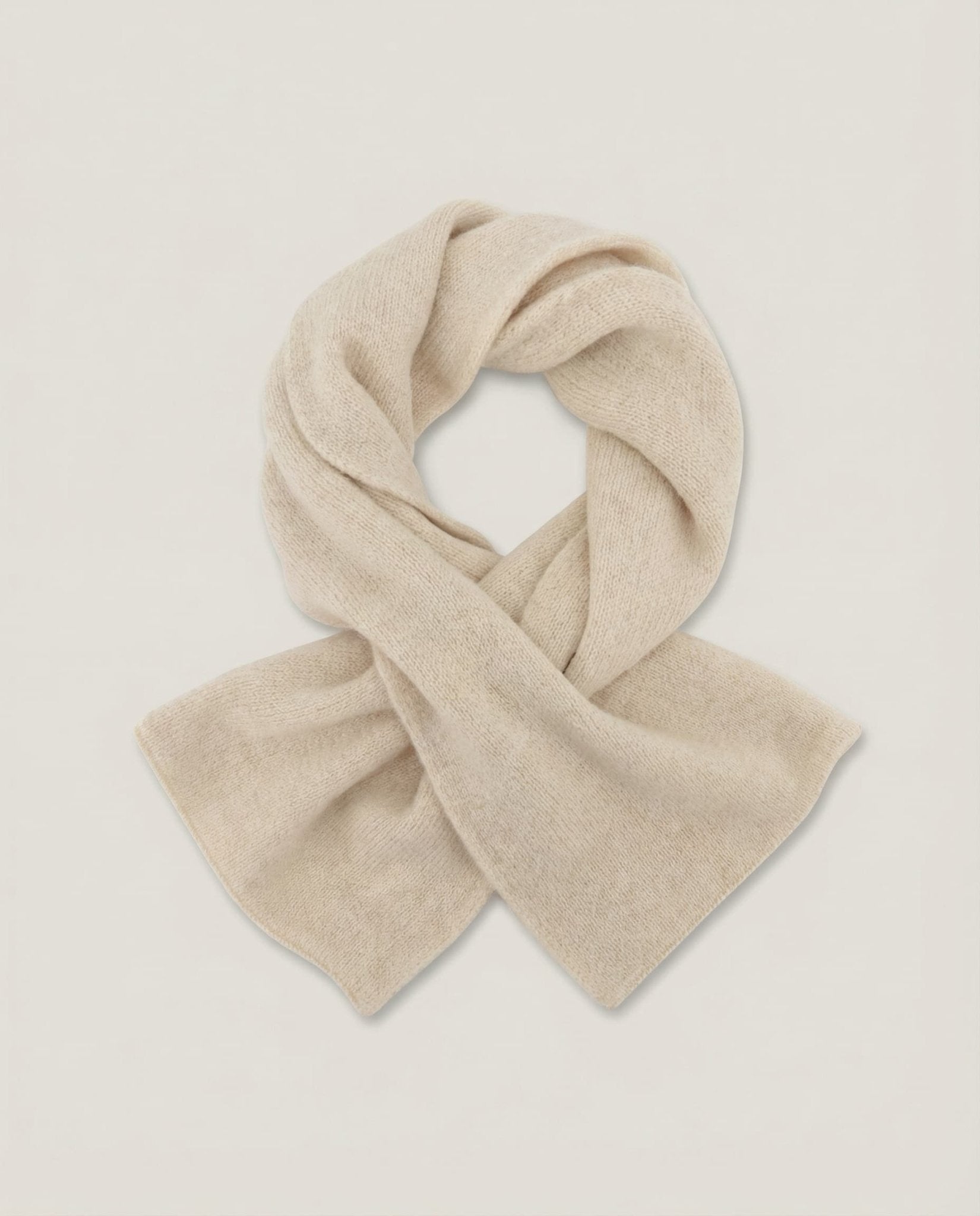 WF26WRAP016-WT - Bone - The 100% Wool Commuter Collar