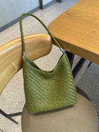 The Sage Woven Leather Bag